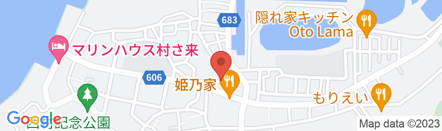 安西旅館 <姫島>の地図
