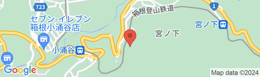 「四季の湯座敷」武蔵野別館の地図