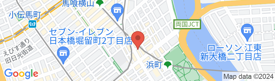 東横INN日本橋浜町明治座前の地図