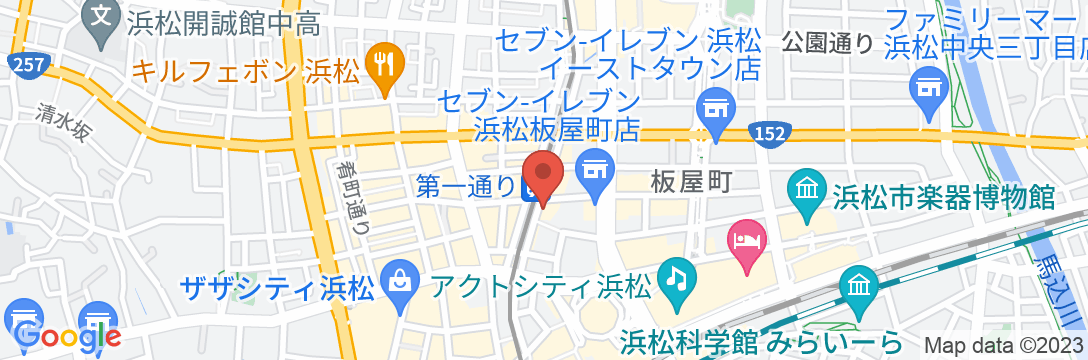 東横INN浜松駅北口の地図