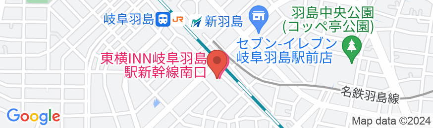 東横INN岐阜羽島駅新幹線南口の地図