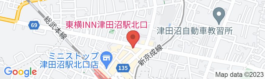 東横INN津田沼駅北口の地図