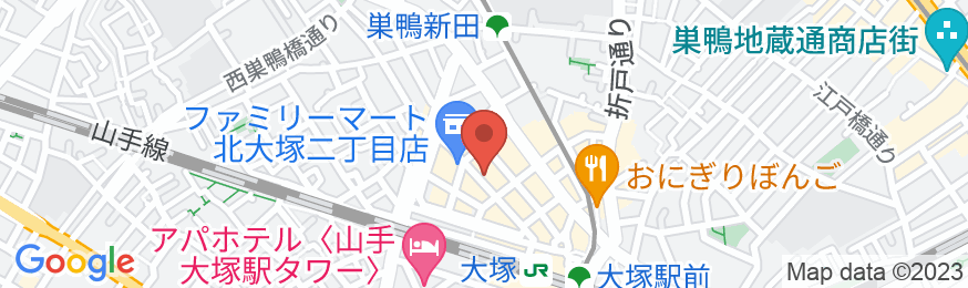 東横INN大塚駅北口1の地図