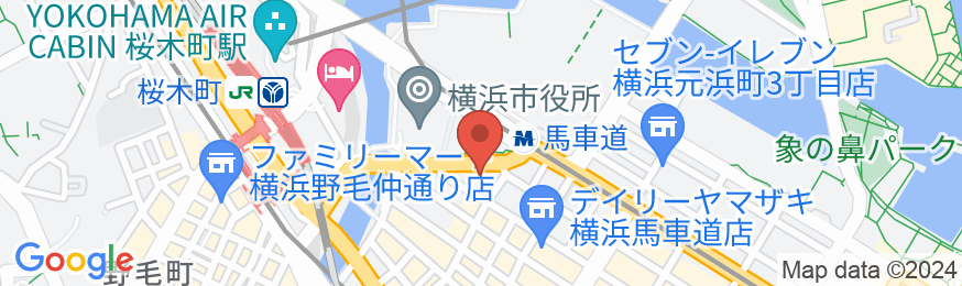 東横INN横浜桜木町の地図