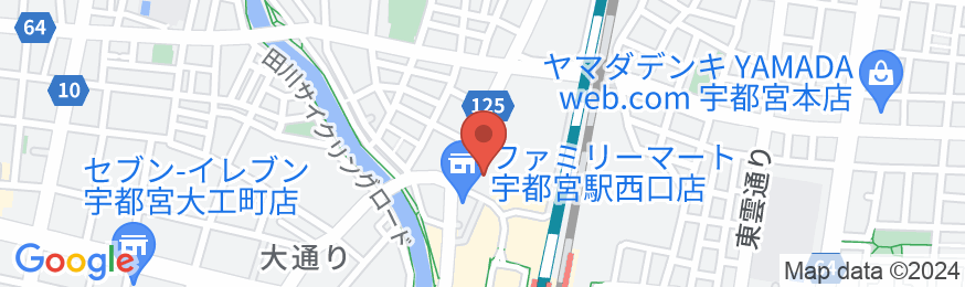東横INN宇都宮駅前1の地図