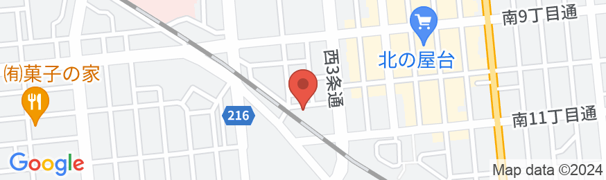 東横INNとかち・帯広駅前の地図