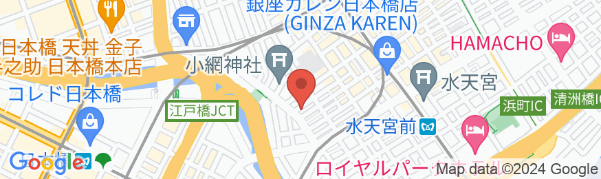 東横INN日本橋人形町の地図