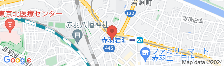 東横INN赤羽駅東口一番街の地図