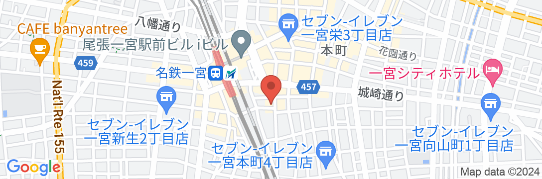 東横INN名古屋尾張一宮駅前の地図