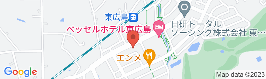 東横INN東広島駅前の地図