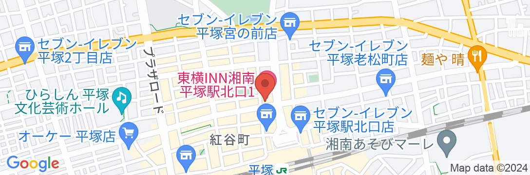 東横INN湘南平塚駅北口1の地図