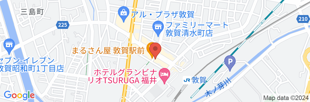東横INN敦賀駅前の地図