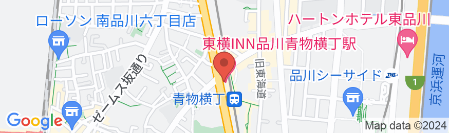 東横INN品川青物横丁駅の地図