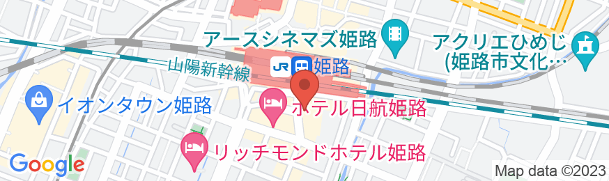 東横INN姫路駅新幹線南口の地図