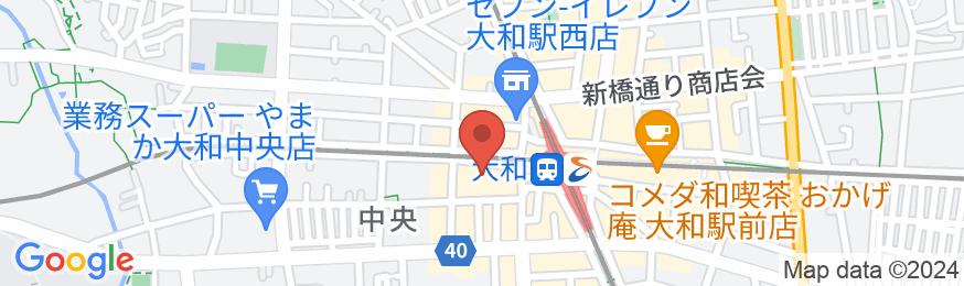 東横INN大和駅前の地図