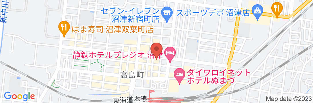 東横INN富士山沼津駅北口2の地図
