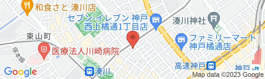 東横INN神戸湊川公園の地図