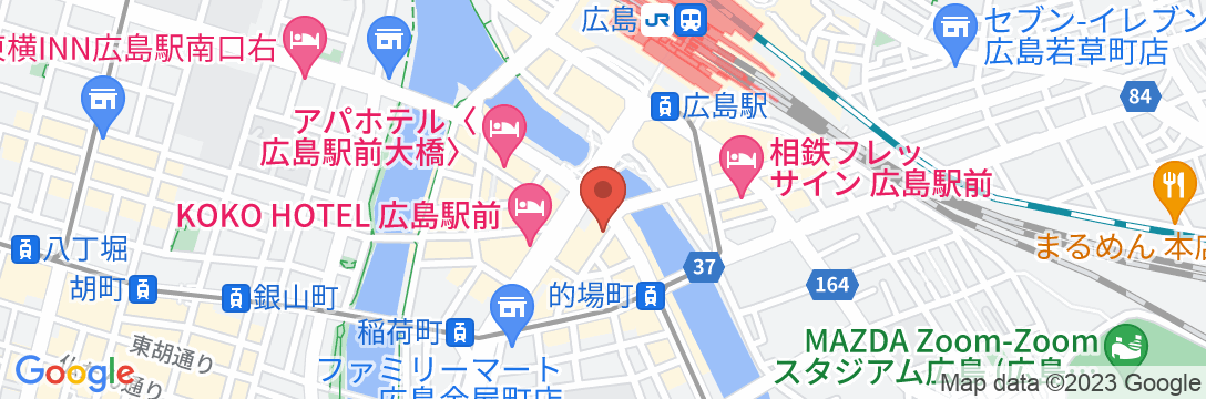 東横INN広島駅前大橋南の地図