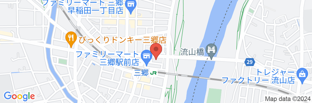東横INN埼玉三郷駅前の地図