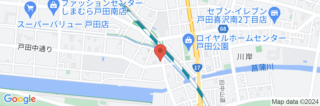 東横INN埼玉戸田公園駅西口の地図