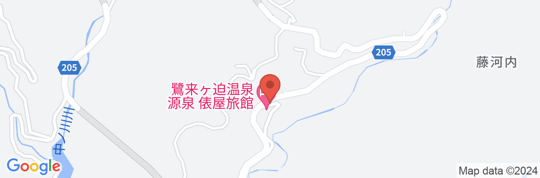 臼杵 鷺来ヶ迫(ろくがさこ)温泉 源泉 俵屋旅館 コト白鷺館の地図