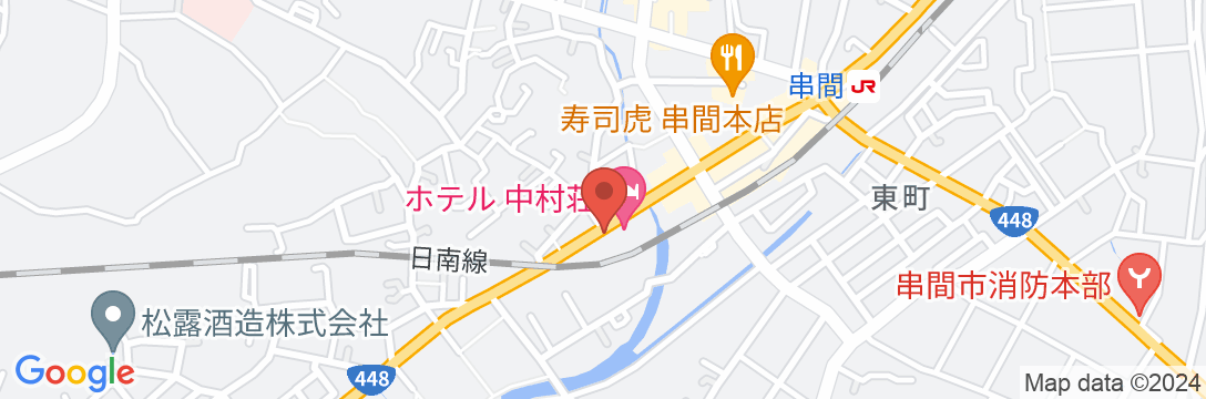 ホテル中村荘の地図