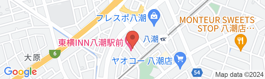 東横INN八潮駅前の地図