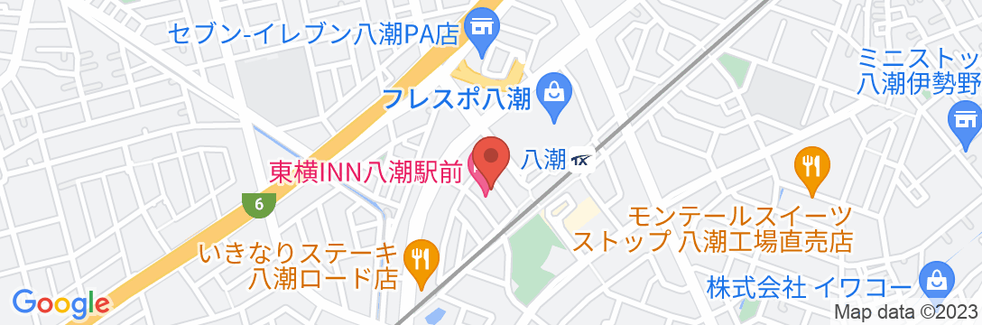 東横INN八潮駅前の地図