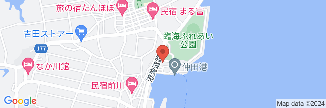 民宿 美島の地図