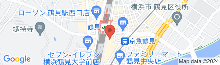 JR東日本ホテルメッツ横浜鶴見の地図