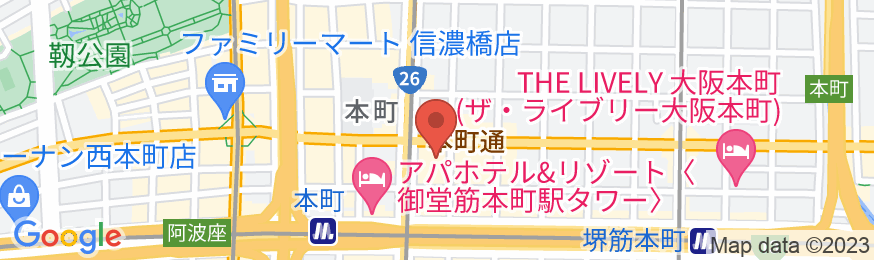 セントレジスホテル 大阪の地図