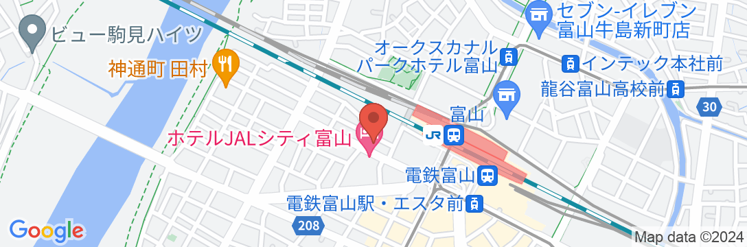 勝江旅館の地図