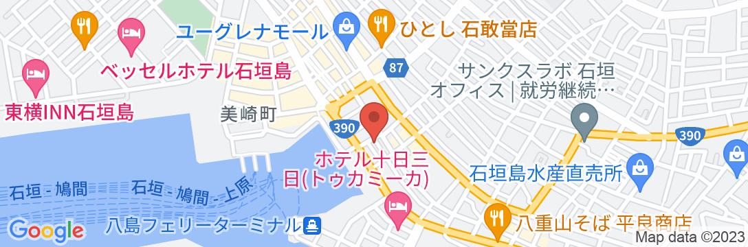 ホテル ハッピーホリデー石垣島 <石垣島>の地図