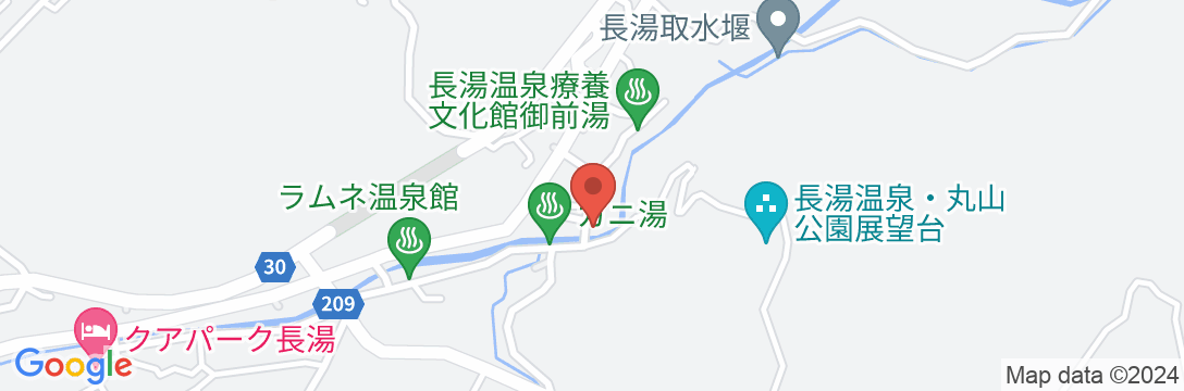 長湯温泉 大丸旅館の地図