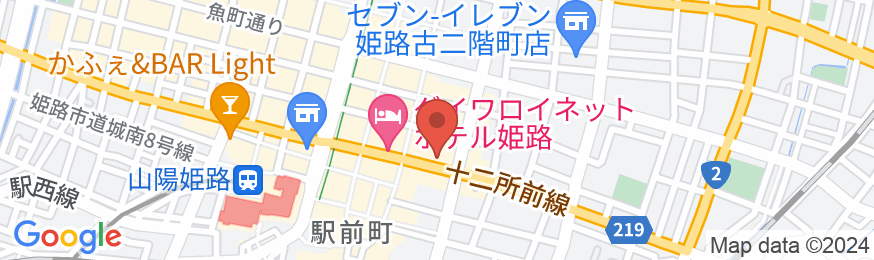 アパホテル〈姫路駅北〉の地図