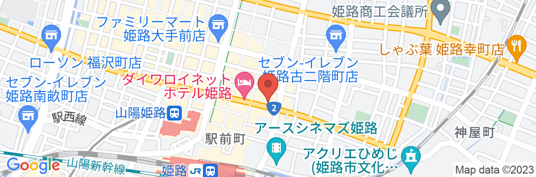 アパホテル〈姫路駅北〉の地図