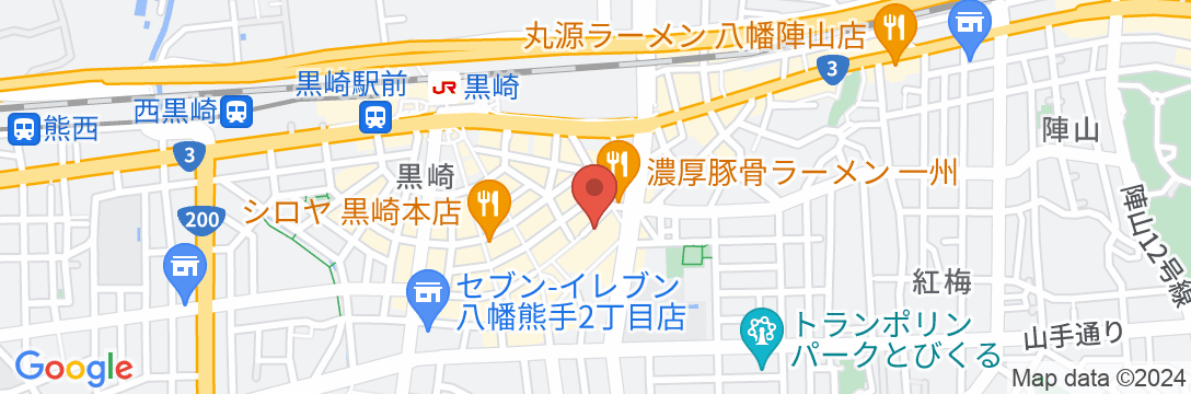 紀乃国屋ホテルの地図