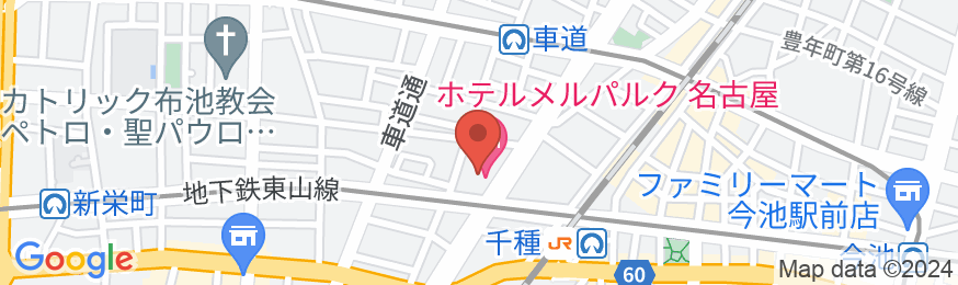 ホテル メルパルク名古屋の地図
