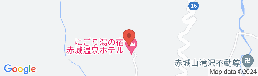 赤城温泉 花の宿 湯之沢館の地図