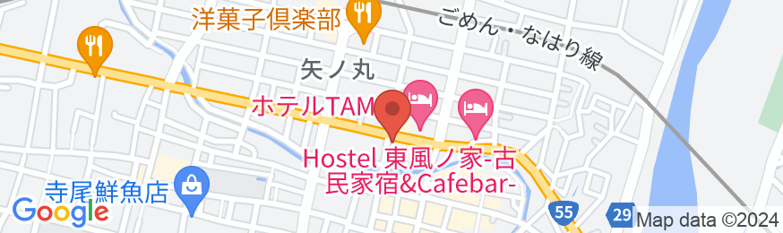 ビジネスホテル 弁長の地図