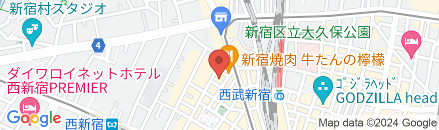 ビジネスホテル新宿タウンホテルの地図