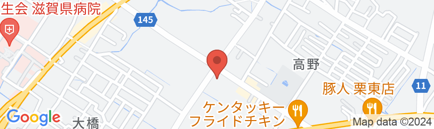 ビジネスホテル栗東の地図