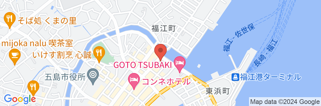 ビジネスホテル三国 <五島・福江島>の地図