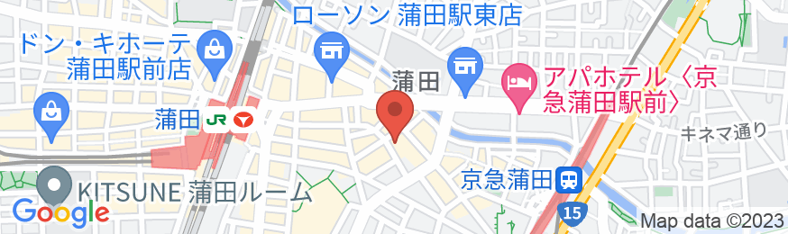 京急EXイン 蒲田の地図