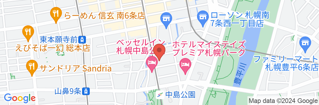 イビススタイルズ札幌の地図