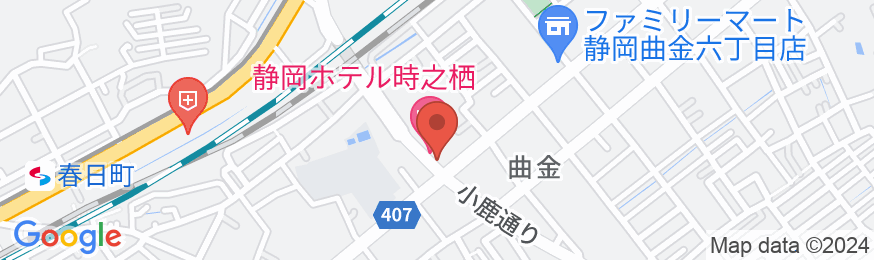 静岡ホテル時之栖の地図