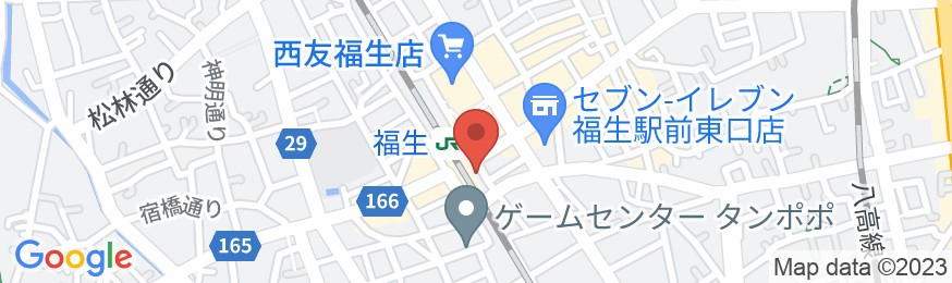 東横INN福生駅前東口の地図