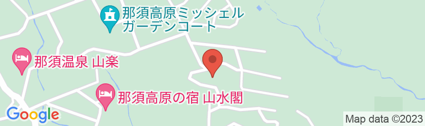 那須高原の宿 山の額の地図
