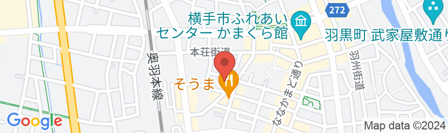 鎌田屋旅館の地図