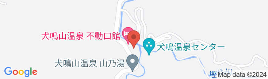 犬鳴山温泉 み奈美亭の地図